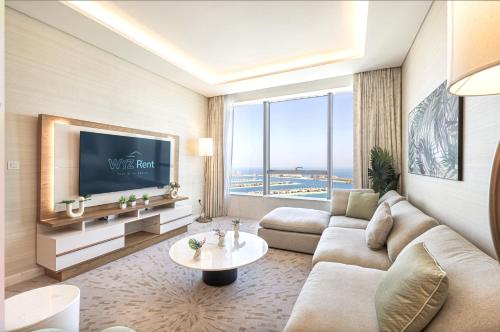 Elegant 1BR in Palm Tower, Nakheel Mall, Sea View, Dubaj (fotografie 8)