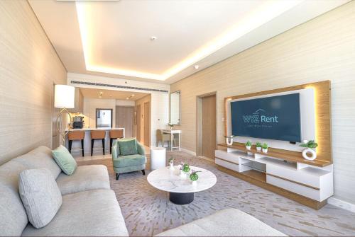 Elegant 1BR in Palm Tower, Nakheel Mall, Sea View, Dubaj (fotografie 9)