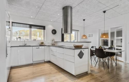 Kitchen, Four-Bedroom Holiday Home Haderslev With A Room Hot Tub 09 in Espagervej