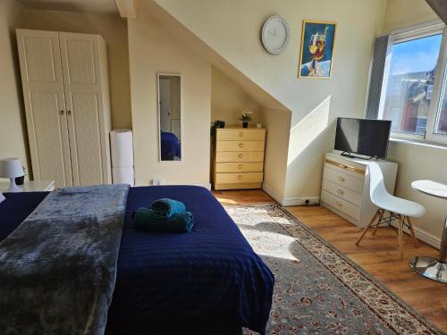 Homely double bed, TV, Wi-Fi and garden, Leeds (Foto 7)