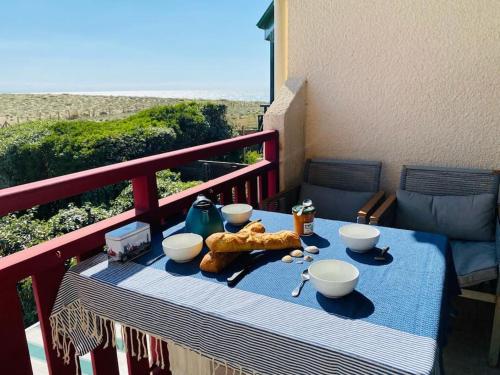 Appartement Cœur Océan - 50 m de la plage - vue dune et océan - 5 pers - Location saisonnière - Capbreton