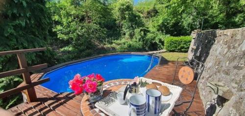 Ferienhaus mit Privatpool für 7 Personen ca 100 qm in Bagni di Lucca, Toskana Provinz Lucca