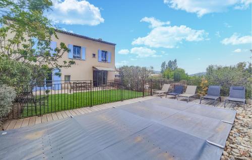 Nice Home In St,laurent-de-la-cabr, With Outdoor Swimming Pool