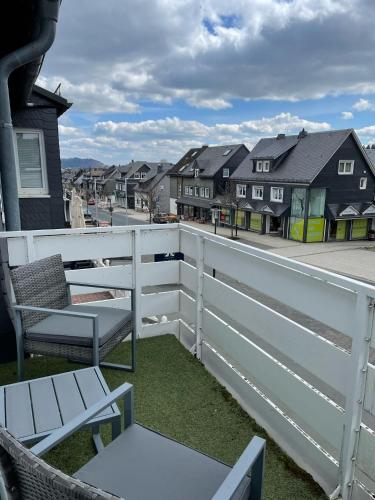 Balcony/terrace, Die zwei Lowen Ferienwohnungen in Winterberg