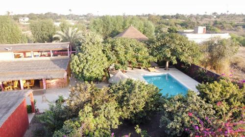 Viesnīcas āriene, Mariama Lodge in Mbodiene