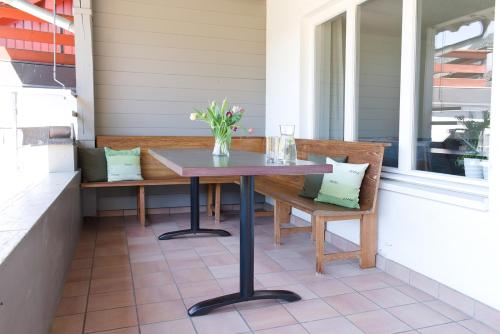 Erkély/terasz, B31 - Ferienwohnung in Bezau in Bezau