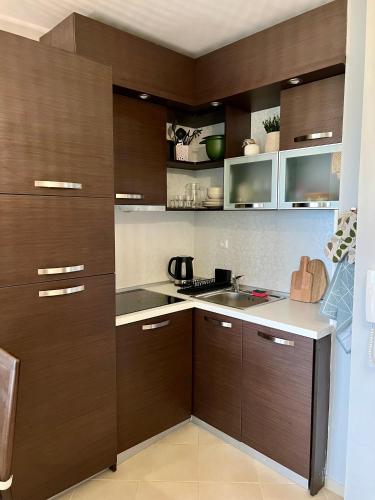 Kitchen, Black Sea Breeze Apartment No 3 in Byala