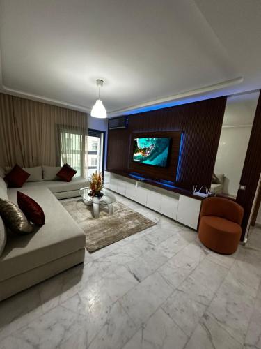 공용 라운지/TV 시청 구역, Appartement confortable au corniche in 모하메디아