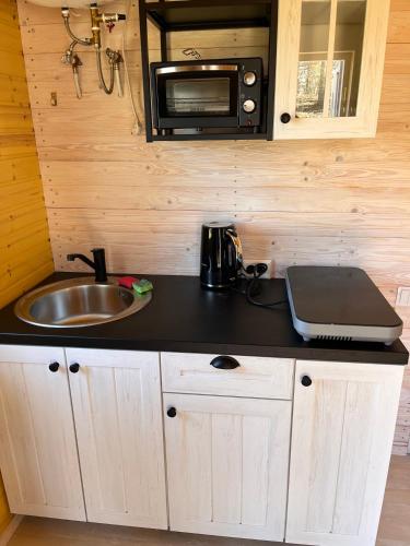 Konyha, Katase Tiny House, Secluded Beachfront Cabin on Lake Peipus in Kauksi