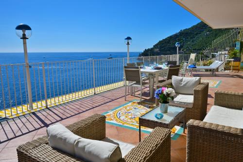 Balkon/teras, Ravello Art Hotel Marmorata in Ravello