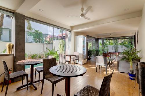 Restaurant, Riva Boutique Apartments in Porvorim