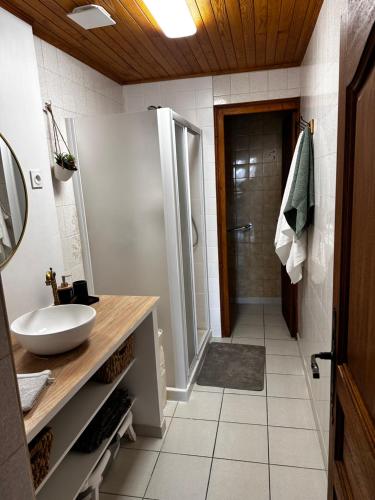 Bathroom, L’Hacienda, maison de caractere in Saint-Julien-Boutières