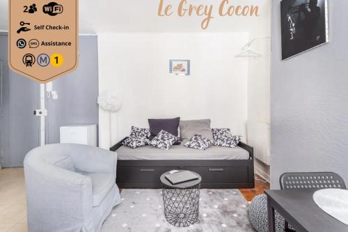 Le Grey Cocon - Studio cosy aux portes de Paris