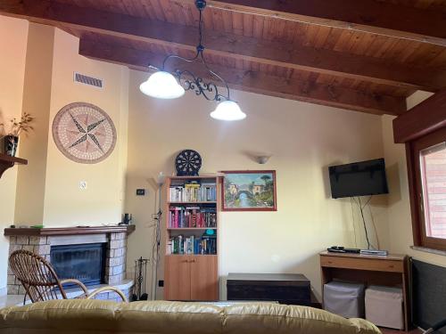 sala de TV, Casa del Sole in Francavilla Sicilia