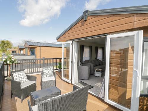 A szálláshely kívülről, Long Acres Lodge in Evesham