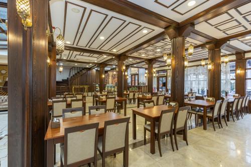 ห้องอาหาร, BURSA GRAND FAMILY HOTEL & SPA in ใจกลางเมืองบูร์ซา