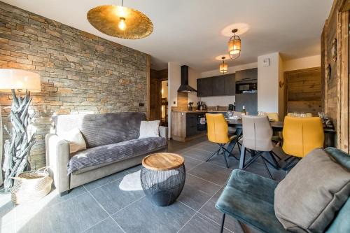 Appartement neuf avec terrasse plein sud - 6 personnes - Location saisonnière - Saint-Sorlin-d'Arves