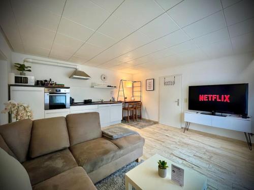 共用Lounge/電視區, G&G Homely Apartment Horhausen Westerwald - near A3 in 霍爾豪森