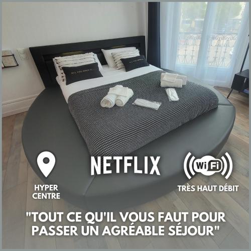 L'Hyper Centre - Netflix & Wifi - Lit Haut de Gamme & Sofa Tantra - check-in 24H24 - GoodMarning - Location saisonnière - Châlons-en-Champagne