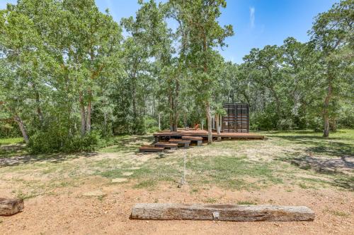 Scenic La Grange Tiny Home on 22 Acres By Wineries