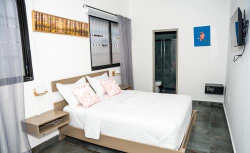 1 double bed