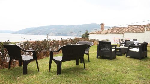 View, Hotel Rocamonti in Llano Alarcon-Aquitania