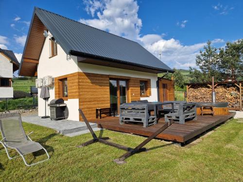 Domek w Paszynie - Sauna i Gorąca balia