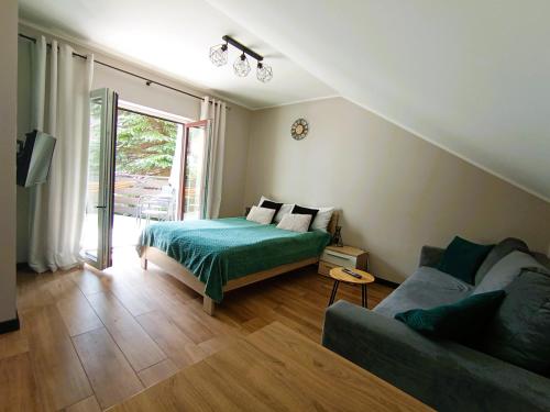 1 double bed, 1 sofa bed