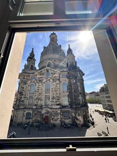 Familienapartment Münzgasse mit Blick zur Frauenkirche in Dresden, Deutschland