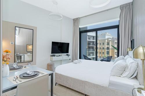 Elegant Studio Stay I Pool, Gym & Parking, Dubaï (photo 5)