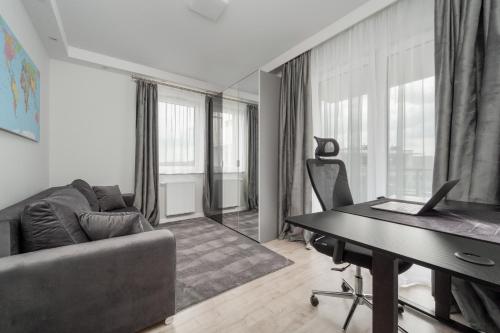 Luksusowy Apartament z 3 Sypialniami, Klimatyzacją, Parkingiem i Biurkiem we Wrocławiu by Renters Prestige, Breslau (Foto 6)
