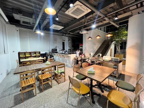 共用ラウンジ/TVエリア, Zhenai B&B in 桃園市