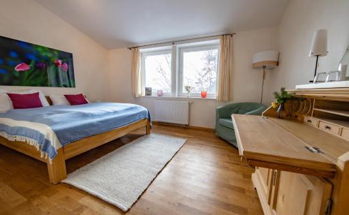 1 double bed