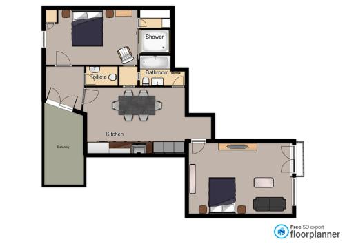 Pedestrian apartment, the best location, Budapešť (fotografie 10)