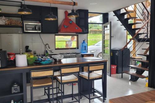 Kitchen, Villa Monarca, Hermosa Casa cerca a Villa de Leyva in Cucaita