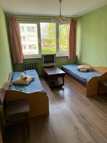 Chernobyl type rooms in a block flat house Siauliai