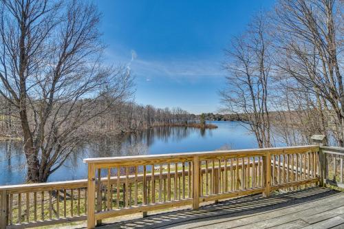Lakefront Oakland Vacation Rental w/ Dock + Views! in Waterville (Maine)