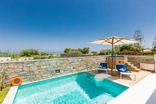 Elegant Rethymno Villa | Villa Doma | 2 Bedrooms | Beach Front | Private Outdoor Swimming Pool and Hot Tub | Pigianos Kampos