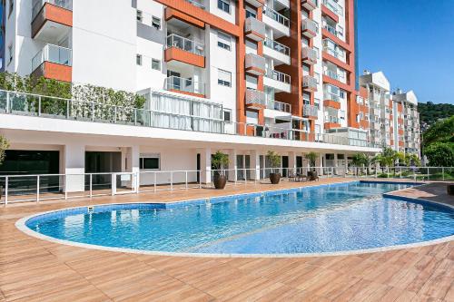 Vista Parcial MAR | Churrasqueira | Piscina #CA09 in Florianopolis