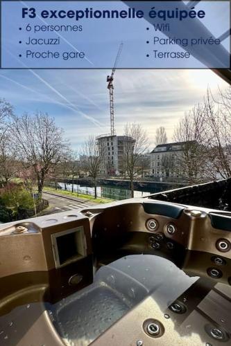 Loft avec SPA à Mulhouse avec parking privé 6 personnes