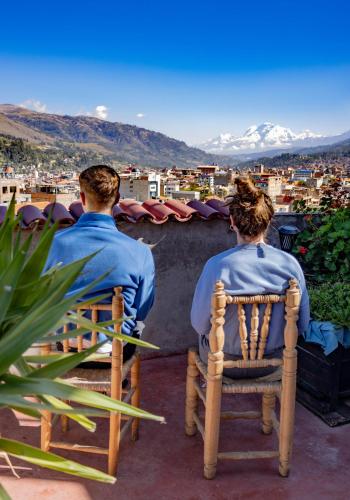 Erkély/terasz, Kame House hostel in Huaraz