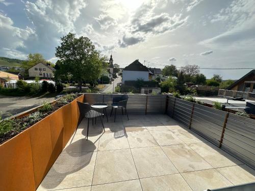 Balcony/terrace, Ferienwohnung Moselherz - Urlaub im Wein- und Ferienort Bekond in Bekond