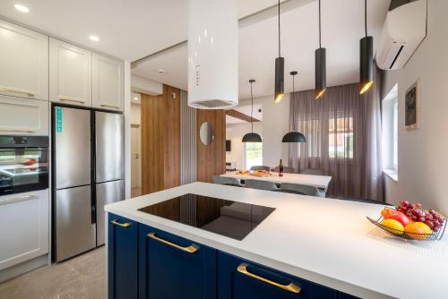 Kitchen, Exceptional Villa Idalia near ZADAR, NIN & QUEENS BEACH, Heated Pool, Privacy in Ninski Stanovi