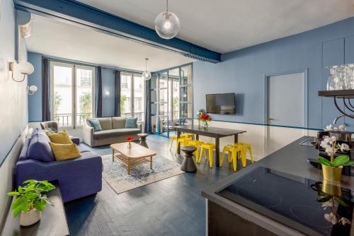 Luxury 3 Bedroom 2 Bathroom Family Loft in Central - Location saisonnière - Paris