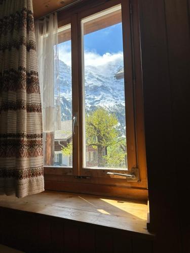 منظر, Wetterhorn in مركز مدينة جريندلوالد