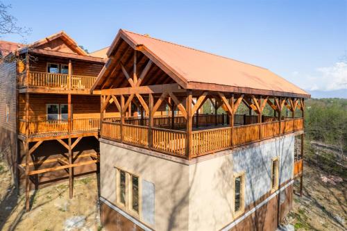 Grace Woods Retreat with Indoor Pool Sleeps 22 in Sevierville, USA