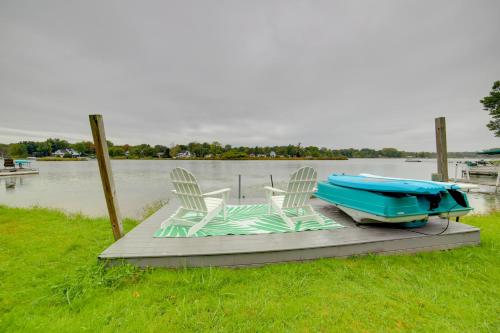 Homey Lakefront Escape with Boat Dock, Fire Pit