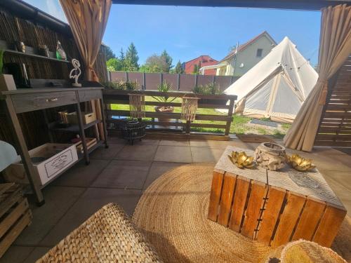 Punt-A-Pacha Glamping mit eigenem Garten