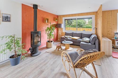 La maison en bois - confortable et paisible avec jardin - Location saisonnière - Gorges