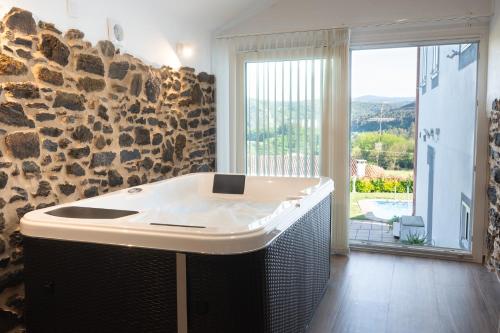 Viesnīcas āriene, Casa Tarrío con Piscina - Santiago de Compostela (Casa Tarrio con Piscina - Santiago de Compostela) in A Famelga